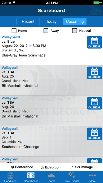 Screenshot #3 pour Coastal Georgia Athletics