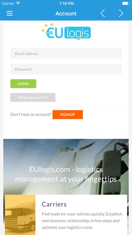 Freight Exchange EUlogis.com