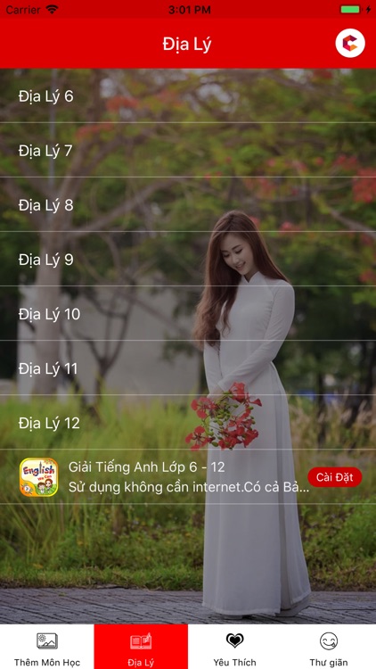 Giải Địa Lý 6,7,8,9,10,11,12