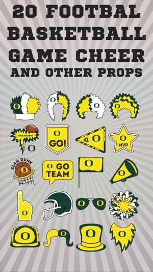 Oregon Ducks  Selfie Stickers(圖3)-速報App
