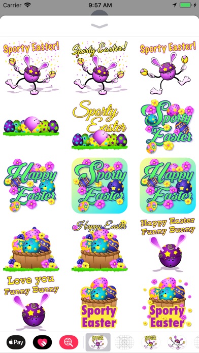 Easter Bowling Stickers screenshot 2
