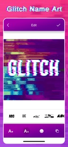 Glitch Effect Name Art screenshot #2 for iPhone