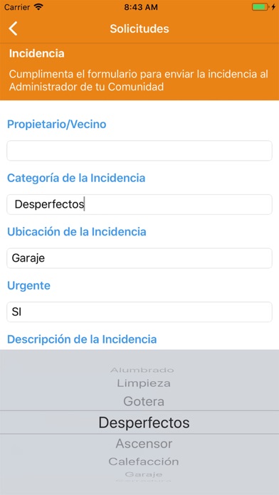 App miComunidad screenshot 2