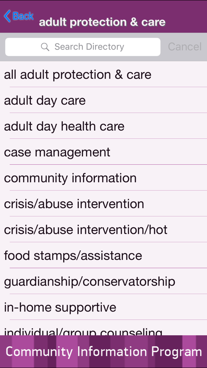 Community Information Program