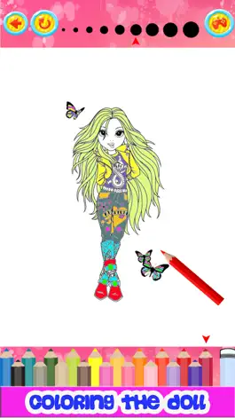Game screenshot Dolls Cute Coloring book hack