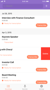 TranscribeMe screenshot