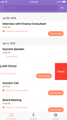 TranscribeMe screenshot 3