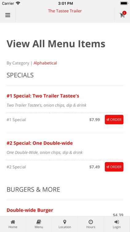 The Tastee Trailer Food Truck