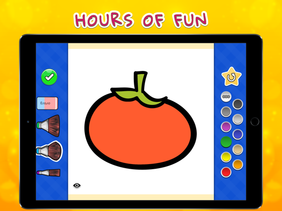 Coloring Your Yummies iPad screenshot 4 - Entertainment app