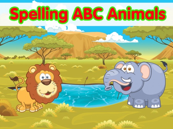 ABC Animals Practice Spelling iPad screenshot