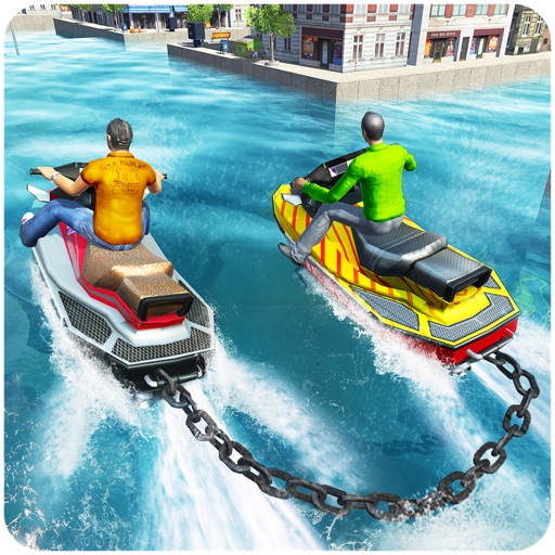 Chained Jetski Water Racing 3D icon