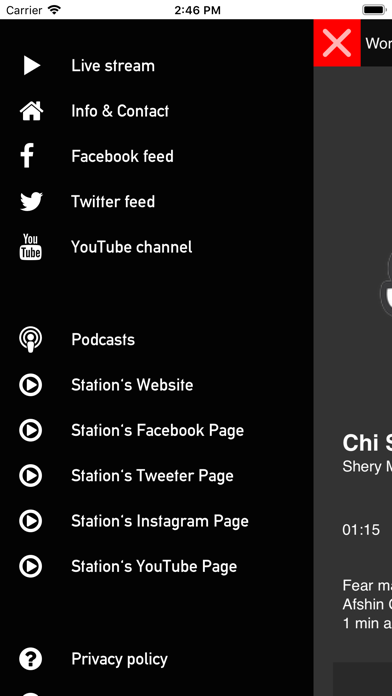 How to cancel & delete Radio Shadi from iphone & ipad 2