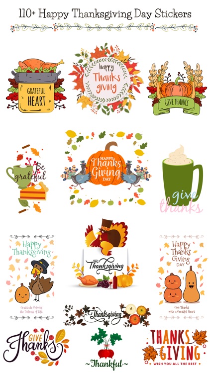 Happy Thanksgiving Day Sticker