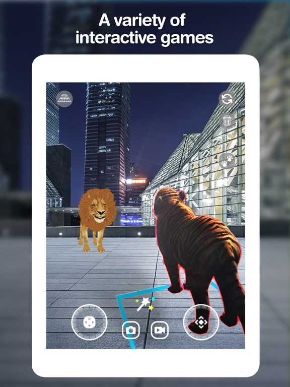 CamAR Animals - AR Stickers iPad screenshot 5 - Photo & Video app