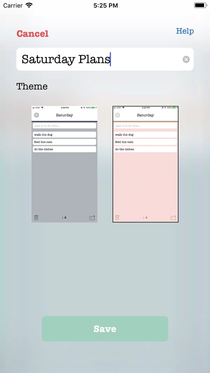To Do - A Minimal To Do List