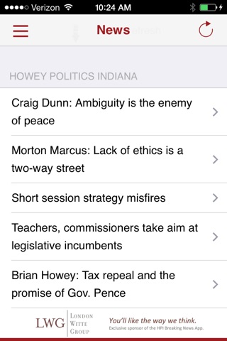 Howey Politics Indiana screenshot 2