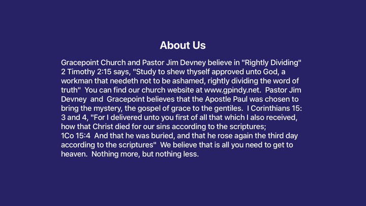 Screenshot #3 pour Gracepoint Church - Jim Devney