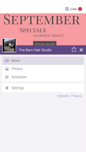 The Barn Hair Studio On The App Store