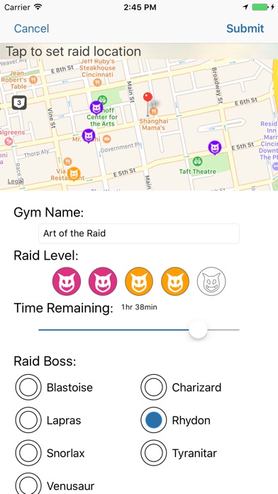 PGO Raid Alert screenshot 3