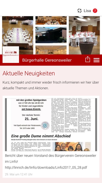 Bürgerhalle Gereonsweiler