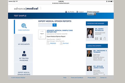 Advance Medical Patient Portal screenshot 2
