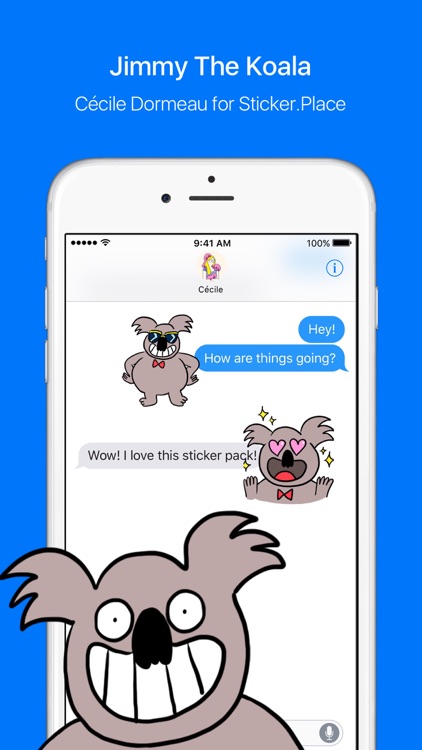 Jimmy The Koala – Sticker Keyboard