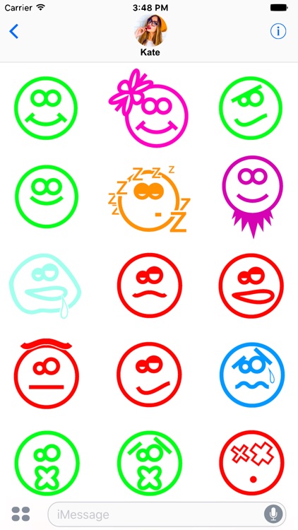 Animated Neon Emoji
