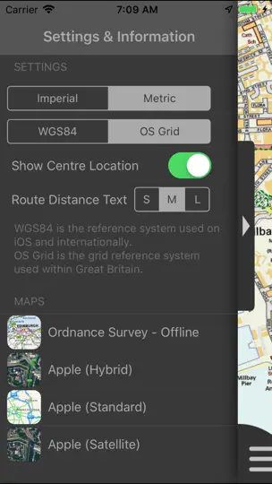 Screenshot von Dartmoor Maps Offline auf dem iPhone 6