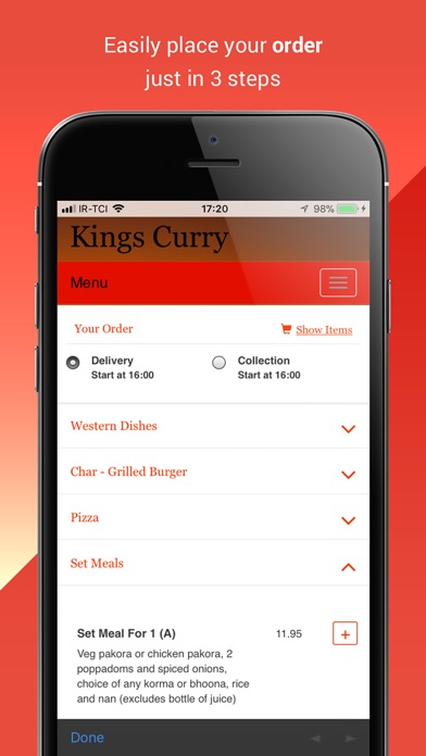 kings Curry screenshot 2