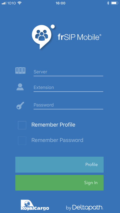 Screenshot #1 pour RCI Mobile by Deltapath