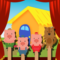 Trois petits cochons de théâtr