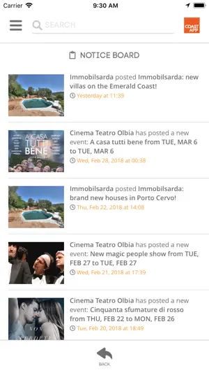 CoastApp screenshot 2