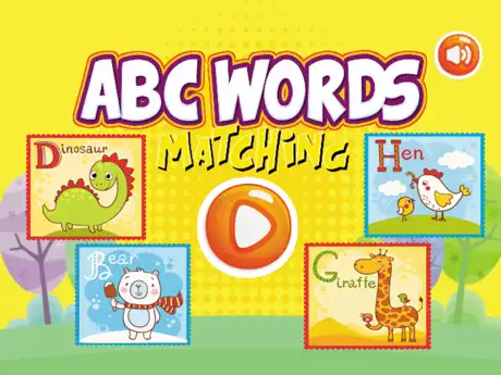 Words ABC Cards Matching