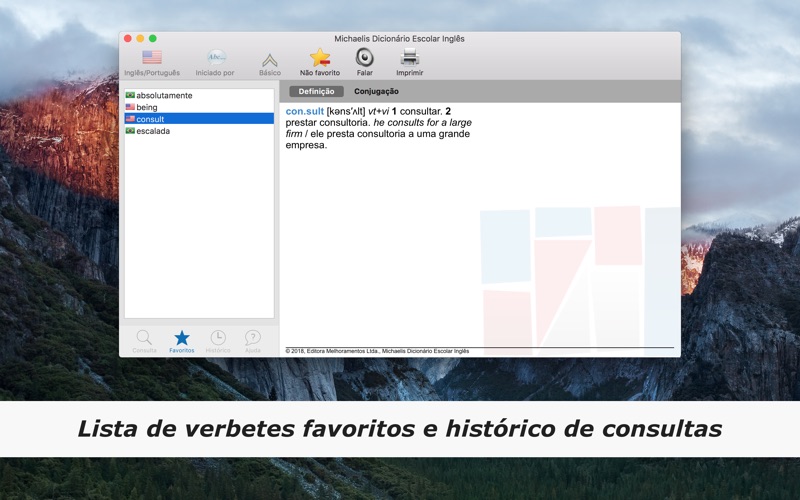 Michaelis Escolar Inglês Screenshot