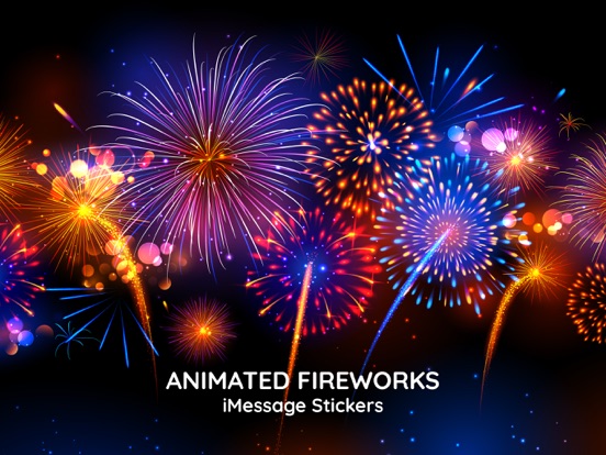 Screenshot #4 pour Animated Fireworks Sticker GIF