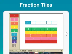 Fraction Tiles Manipulative screenshot #2 for iPad