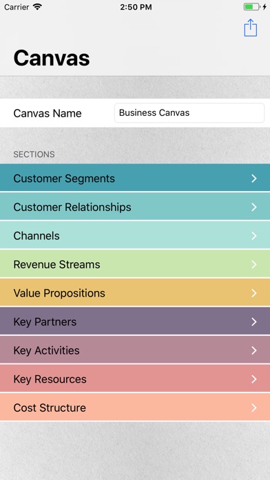 Business Canvas Remote screenshot 2