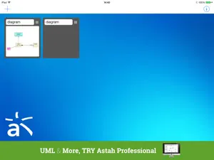 astah* UML pad screenshot #1 for iPad