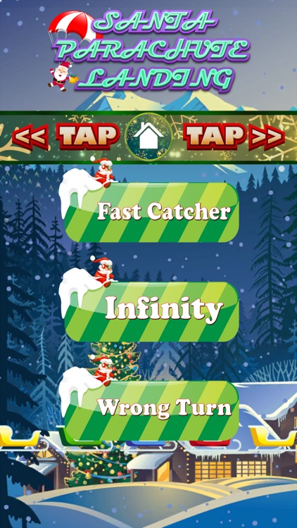 Christmas Santa Parachute Land