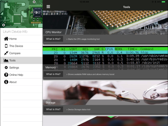 Screenshot #4 pour Lirum Device Info