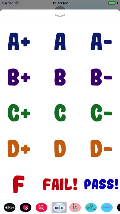 School Grades Stickers screenshot 4