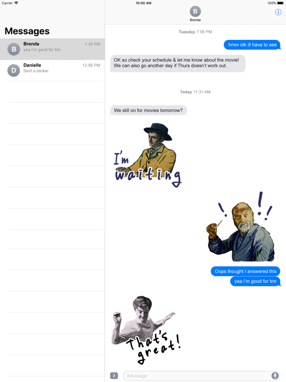 Screenshot #5 pour Loving Vincent Stickers
