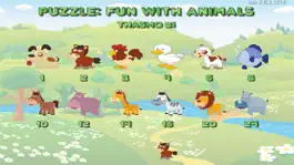 Game screenshot Игры с животными головоломки для детей и малышей mod apk