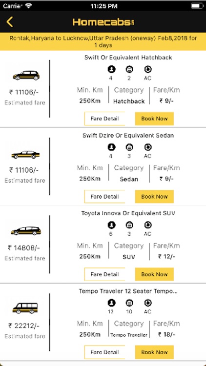 HomeCabs screenshot-3