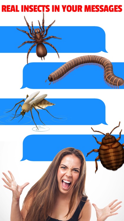 InsectMoji - Scare Your Friends Prank for iMessage