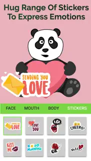 panda emoji : make panda stickers & moji iphone screenshot 2