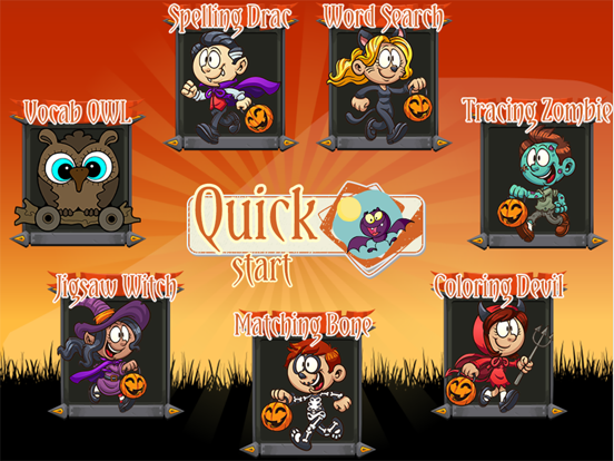 Screenshot #4 pour Party Halloween Learning Games