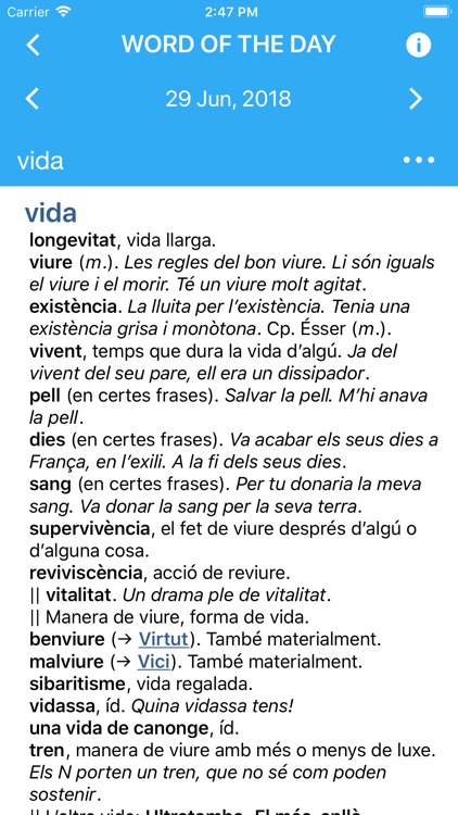 Català + Sinònims Franquesa