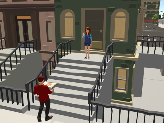 Screenshot #4 pour City Pizza Delivery Bike Rider