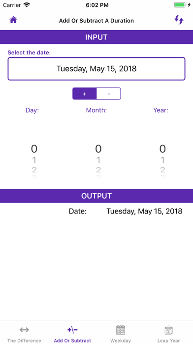 Date Calculator++ screenshot 2